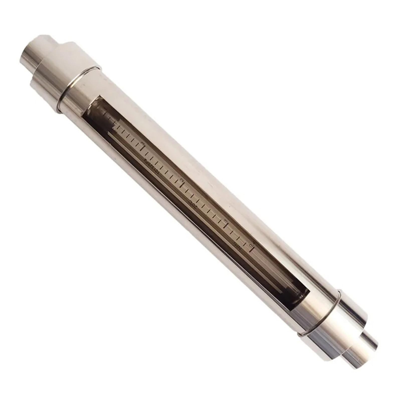 30S-15 DN15 - Rotómetro de vidrio de agua y amoníaco con ácido nítrico, ozono líquido, hilo de acero al carbono, material metálico (25-250 LPH, líquido)