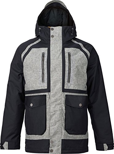 Amazon.com : Burton - Mens Hellbrook Snow Jacket 2016, True Black