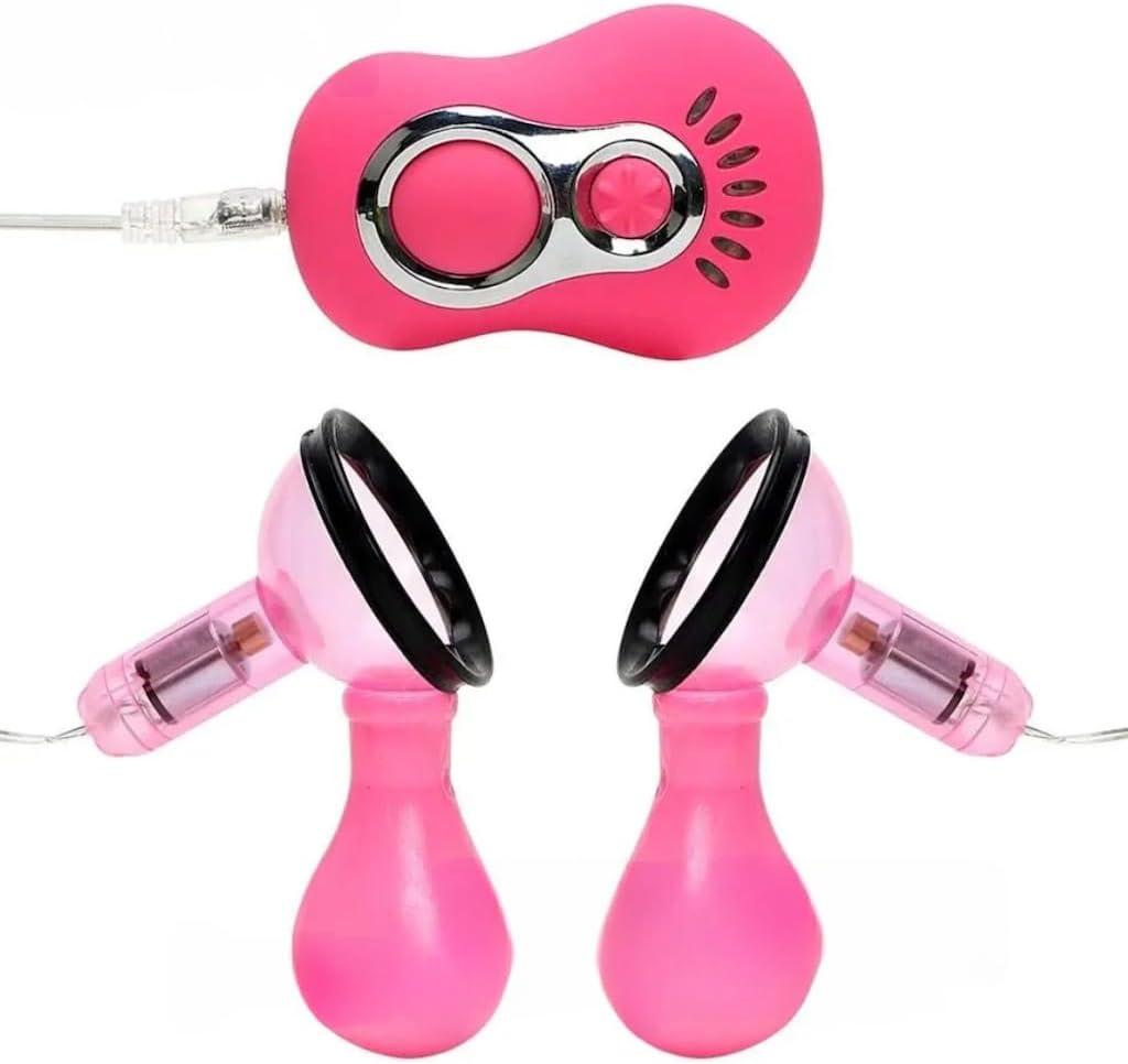 Sensation Enhancer with Vibrating Double Pump and Vacuum Technology