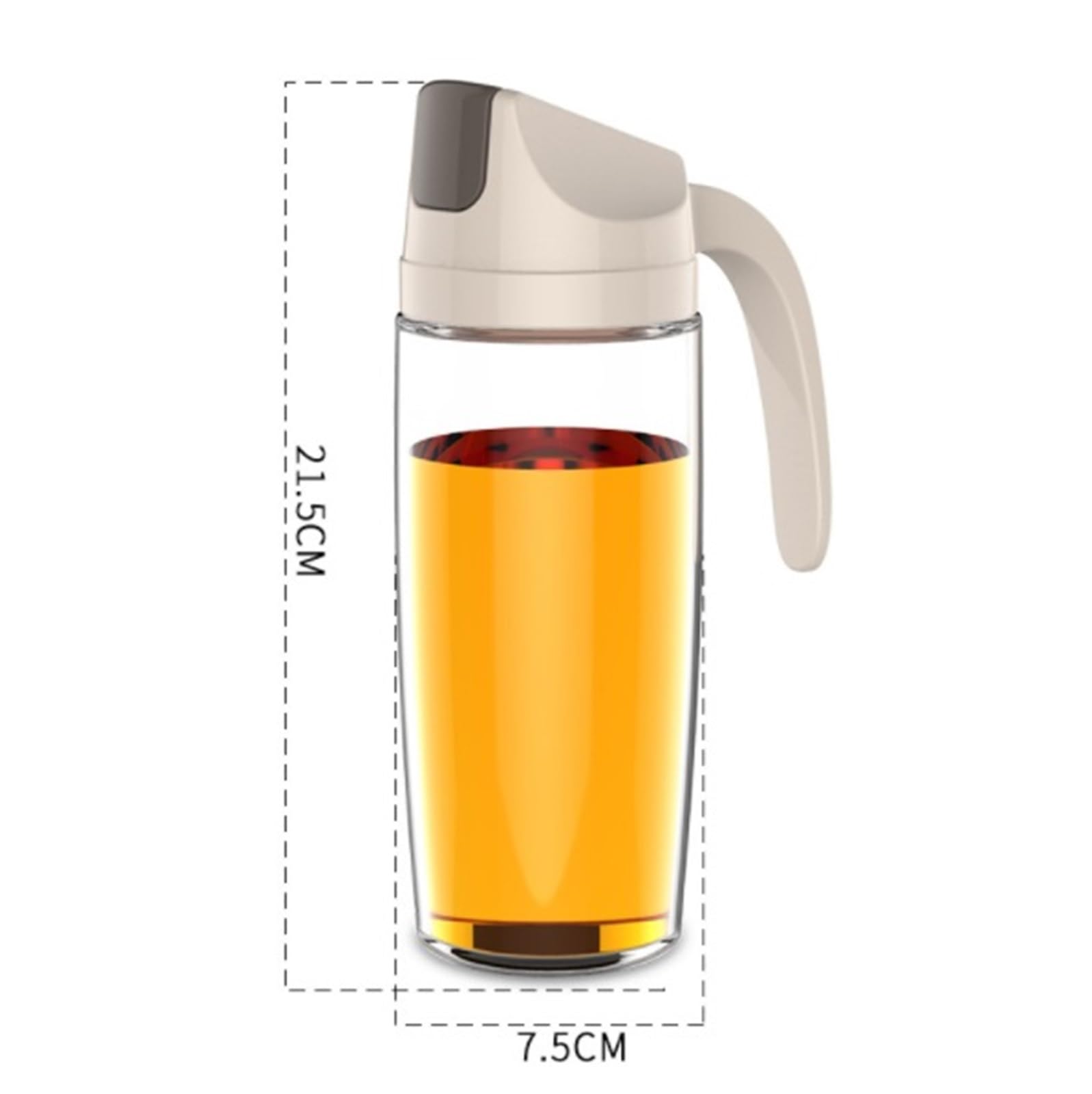 Ölsprüher Für Speiseöl Home Glas Olivenöl Spenderflasche For Air Fryer Salat Grill Öl Sprayer Grillen Küche(600ml)