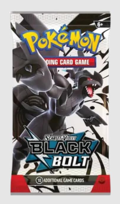 Pokemon - Black Bolt - English Sealed Booster Pack - 10 Cards