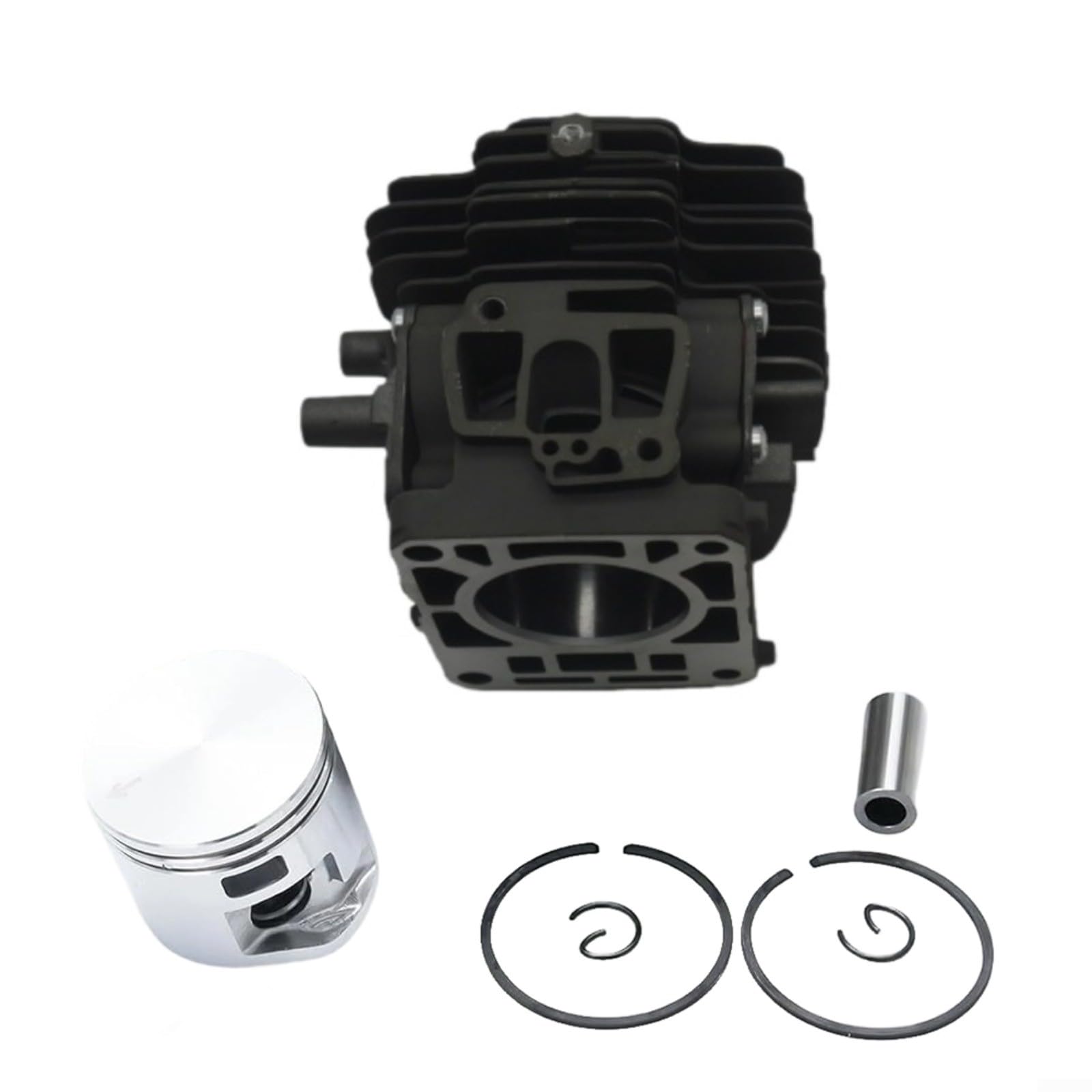 Cilindro de 40 mm para kit de pistón para FS240 FS240R FS360C FS361 Piezas de reparación de motor de cortacésped Juego de 7 piezas de herramienta de mantenimiento de jardín