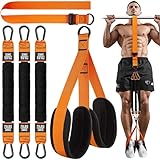 Pull Up Assistance Bands, Heavy Duty Resistance Band for Pull Up Bar, Adjustable Weight/Size with Fabric Feet/Knee Rest, Bands for Pull Up Assist for Strength Training, Pull Up Assist Band