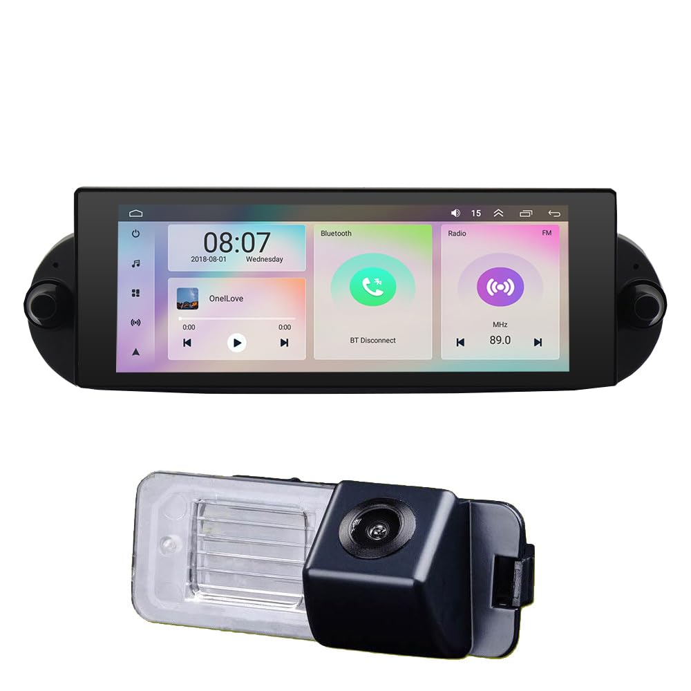 Autoradio mit 6.9 Zoll Bildschirm, Kompatibel mit VW New Beetle 1C 9C 2000-2012, Kabelloses Apple CarPlay/Android Auto Bluetooth USB AUX SD AM/FM/RDS Radio+ Rückfahrkamera