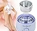 Waxing Kit Hair Removal Electric Hot Heater Wax Warmer with 3 Flavors Hard Wax Beans(Charcoal Blackhead Removal) and 20 Pack Wax Applicator Sticks (Wax Warmer)