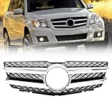 MATMACRO Grill Compatible For Mercedes Benz X204 GLK Front Grille GLK250 GLK350 2008 2009 2010 2011 2012