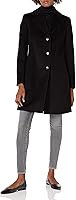 Calvin Klein Women's Classic Wool Blend Coat with Cashmere - Tailored Single-Breasted Fit
