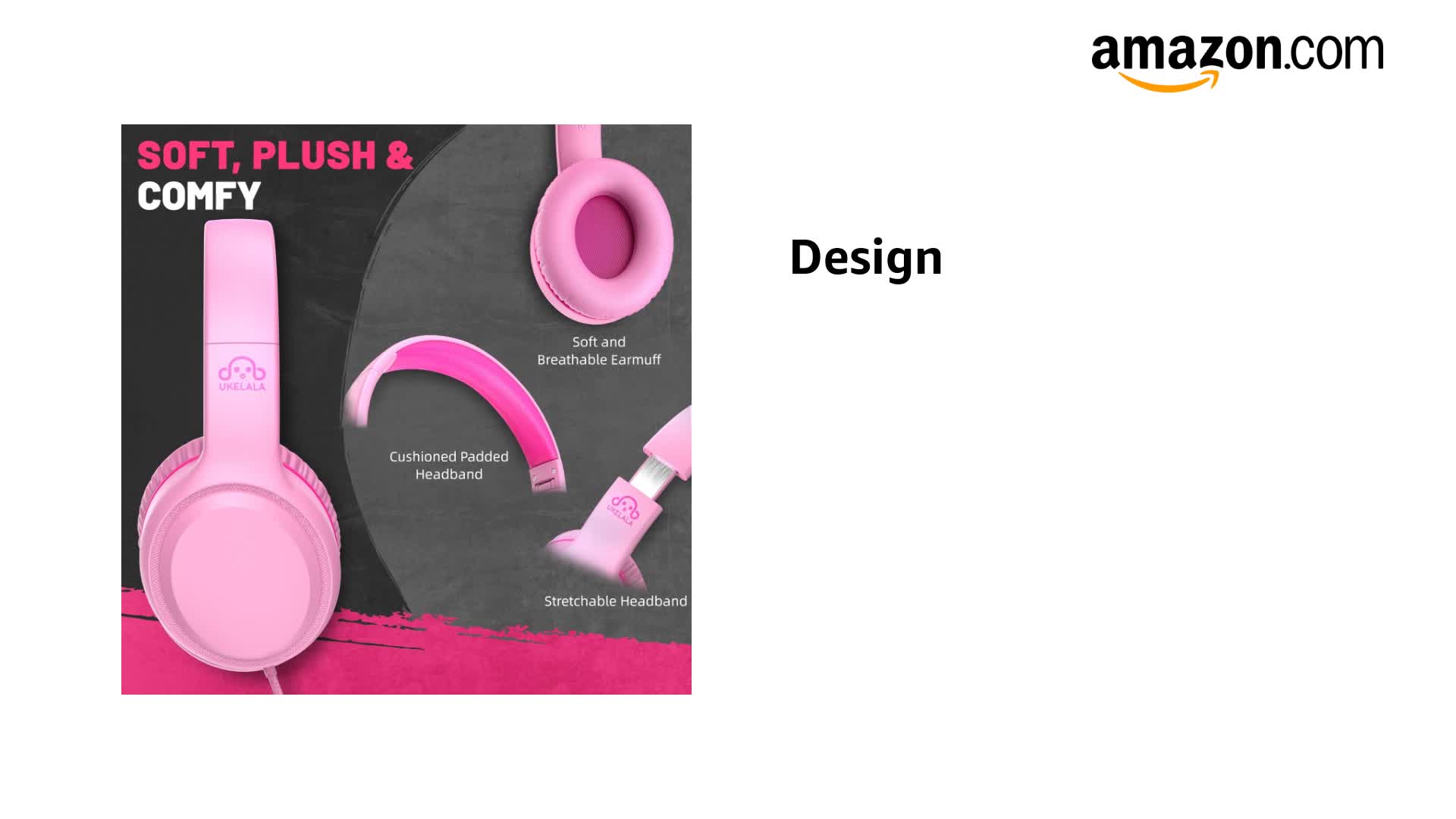 送料無料UKELALA U2 Wired Headphones for Kids Girls for School | Lightweight Portable On Ear Youth Headphones for Airplane Travel | Compatible 並行輸入 : UKELALA Pink Wired Headphones for Boys Portable On Ear