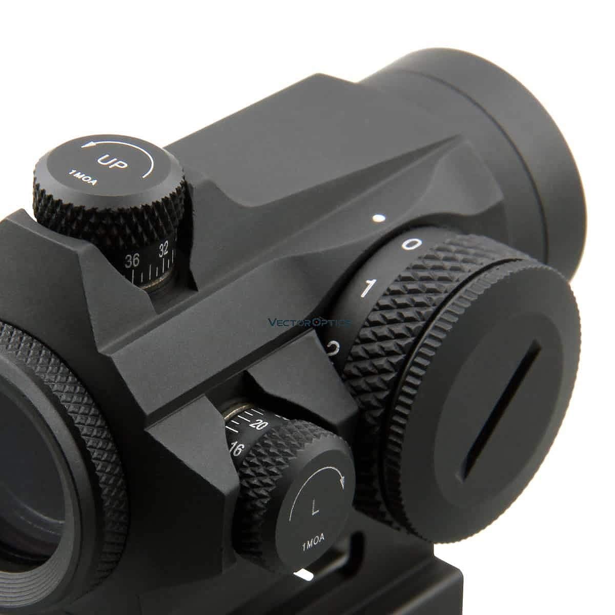 Vector Optics SCRD-12II Maverick-II 1x22 Genii Rotpunkt Visiera per sport, airsoft e caccia, fucile ad aria compressa, visiera riflettente, Red Dot