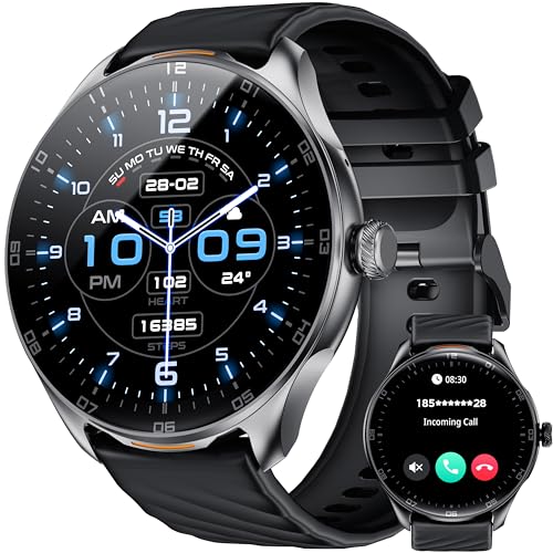 Smart Watch for Men Women, Answer/Make Call, 1.39HD Screen Fitness Watch with Heart Rate/Sleep Monitor/SpO2/Pedometer, Activity Tracker 100+ Sport Modes, IP68 Waterproof Smartwatch for IOS Android