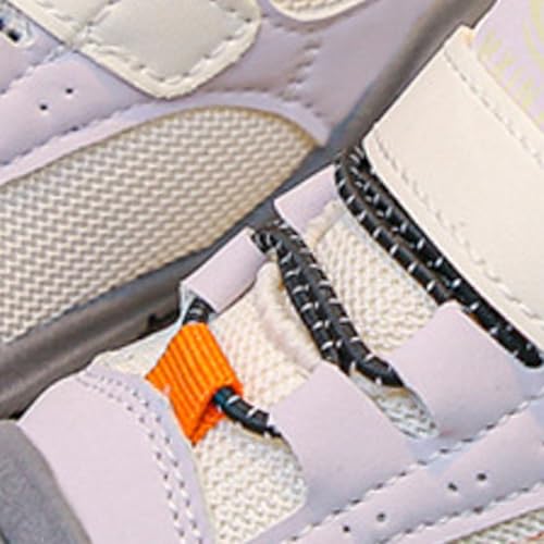 IWIHMIV Girls Sneakers Kids Non Slip Soft Soled Tennis Shoes Boys Casual Lightweight Breathable Running Walking Shoes4