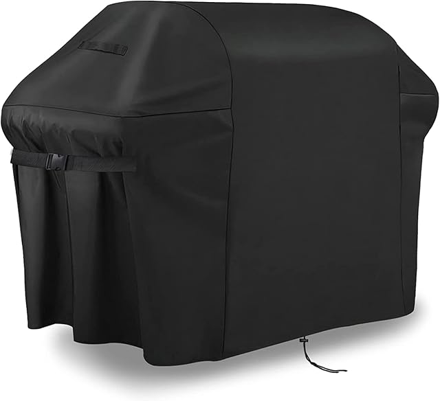 Sotor BBQ Cover Waterproof, Barbecue Cover 600D No-Fading Oxford - Rip Proof, Grill Cover Anti-UV - Gas Grill Cover Heavy Duty Windproof Outdoor for Weber, Char-Broil (60inch/152x144x75cm)