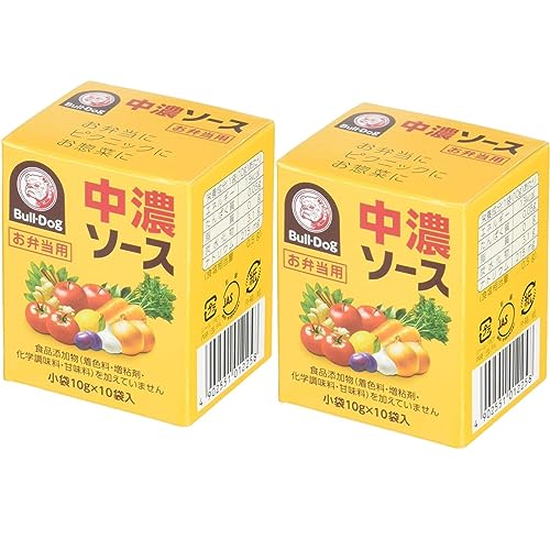 ブルドック中濃ソースお弁当用(10g×10個入)×2個
