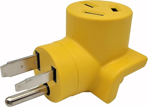 Parkworld 63227 NEMA 6-50P a 10-50R Soldador compacto de una pieza a horno eléctrico o adaptador de estufa