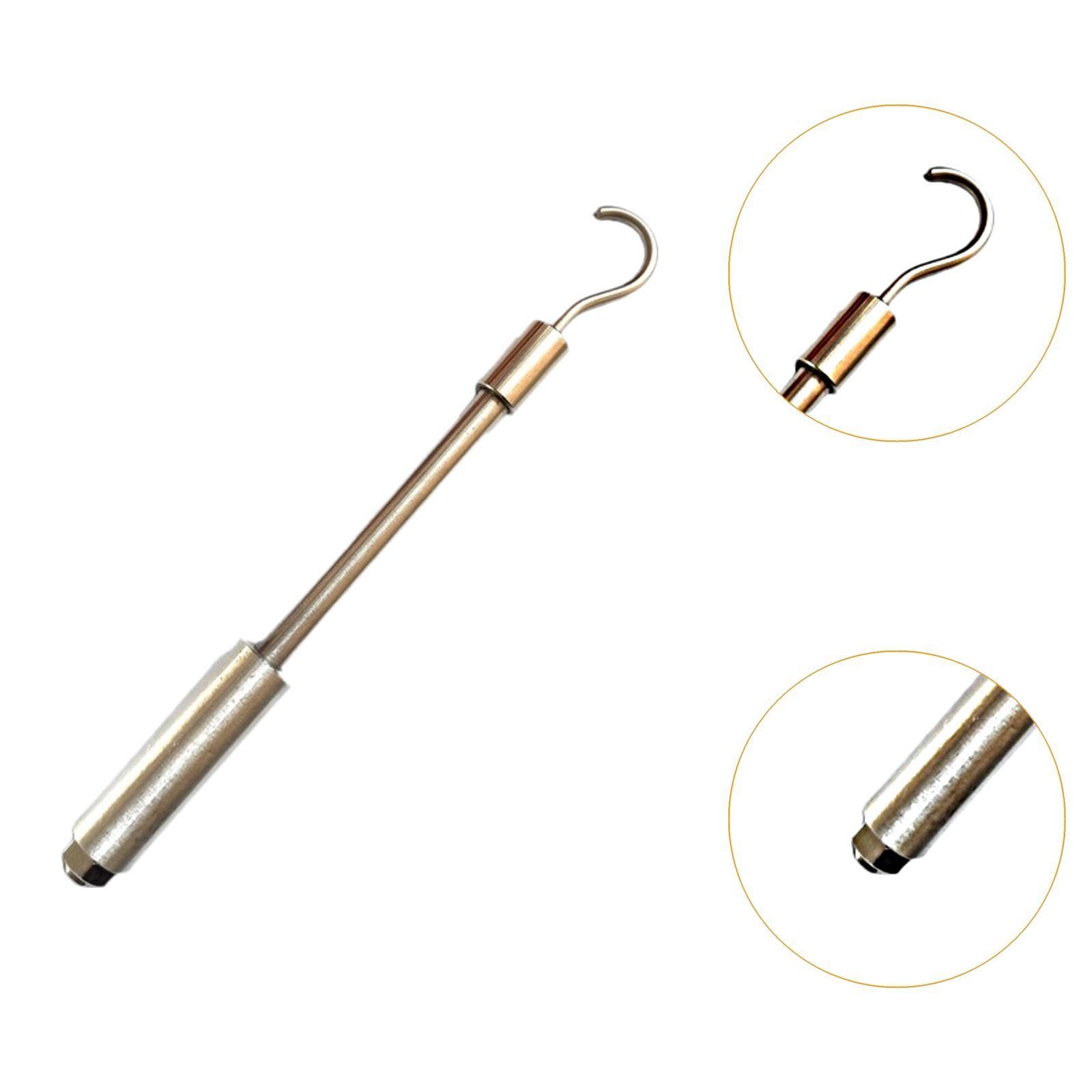 Herramienta de extracción de gancho de tubo de afinación para trompeta, corno francés, bombardino, herramienta de reparación de instrumentos de latón para diapositivas oxidadas