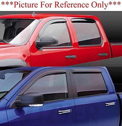 Out-Channel Smoked Window Vent Guard Rain Visors for 2002-2006 Nissan Altima