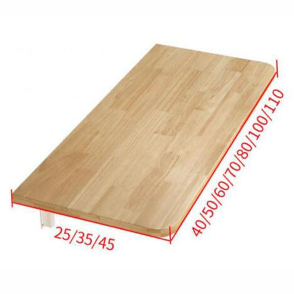 Faltbarer Wandschreibtisch für Laptop Platzsparender MDF Schreibtisch für Heimbüro modernes Design einfache Installazione ideale per Arbeitsplatz und Trainingsbank.