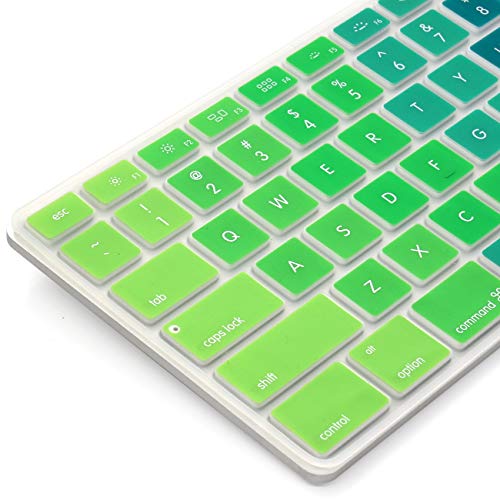 Proelife Silicone Full Size Ultra Thin Keyboard Cover Skin For Apple Imac Keyboard With Numeric Keypad Wired Usb Mb110Ll/B--A1243 (Rainbow) #TOP4