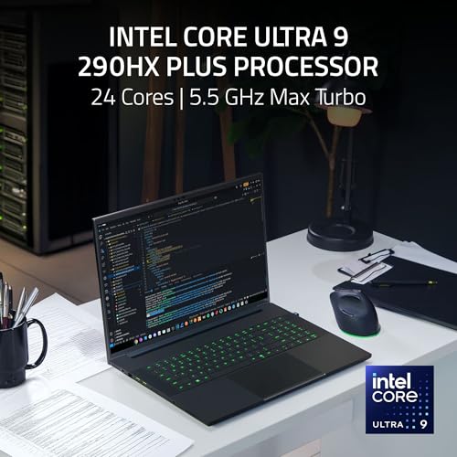 Image of Razer Blade 18 (2026) Gaming Laptop - NVIDIA GeForce RTX 5080 Laptop GPU, Intel Core Ultra 9 290HX, 18 inch UHD+ 240Hz / FHD+ 440Hz Dual Mode Display, 32GB DDR5 RAM, 1TB SSD, Wi-Fi 7, TB5, Windows 11