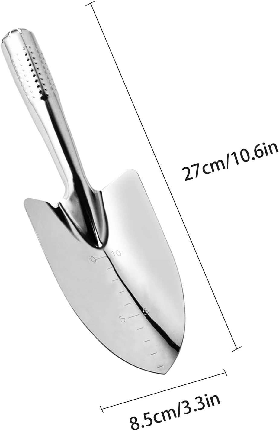 Garden Shovel Trowel Hand Shovels, Stainless Steel Gardening Tools for Transplanting Weeding