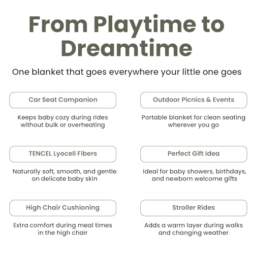 Image of Hypoallergenic Baby Blanket - 30x40 Inches Pepper Green, Oeko-TEX Certified, Thermal-Regulating, Silky Soft Knit for Girls & Boys - Swaddle, Toddler, or Receiving Blanket