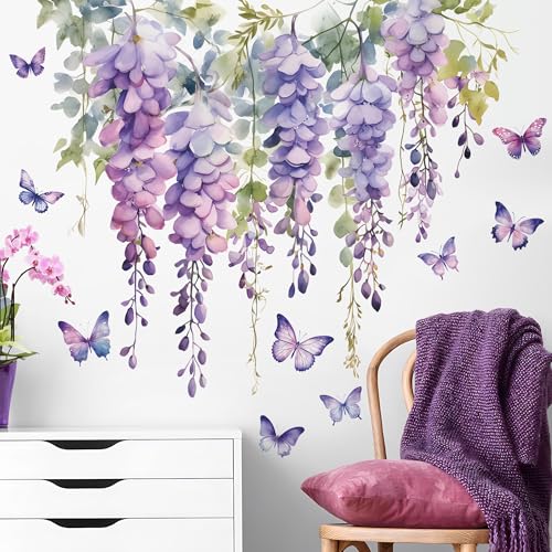 Vinilos Decorativos Florales Removibles en 2 Láminas miniatura 4