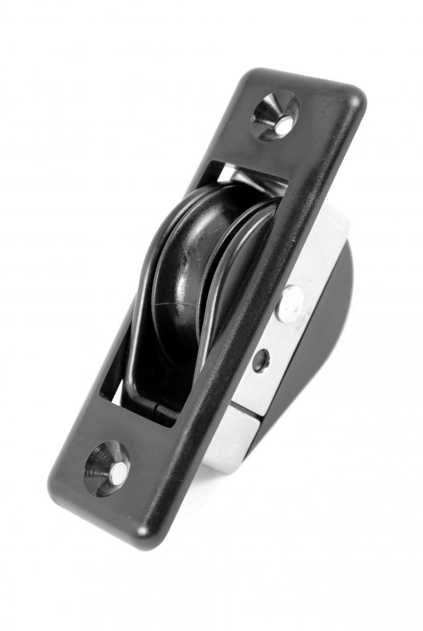 Nautos #92319-Classic line 39 MM -Single Through Deck- 39 mm sheave-Long Lasting Characteristics.Sailboat Block