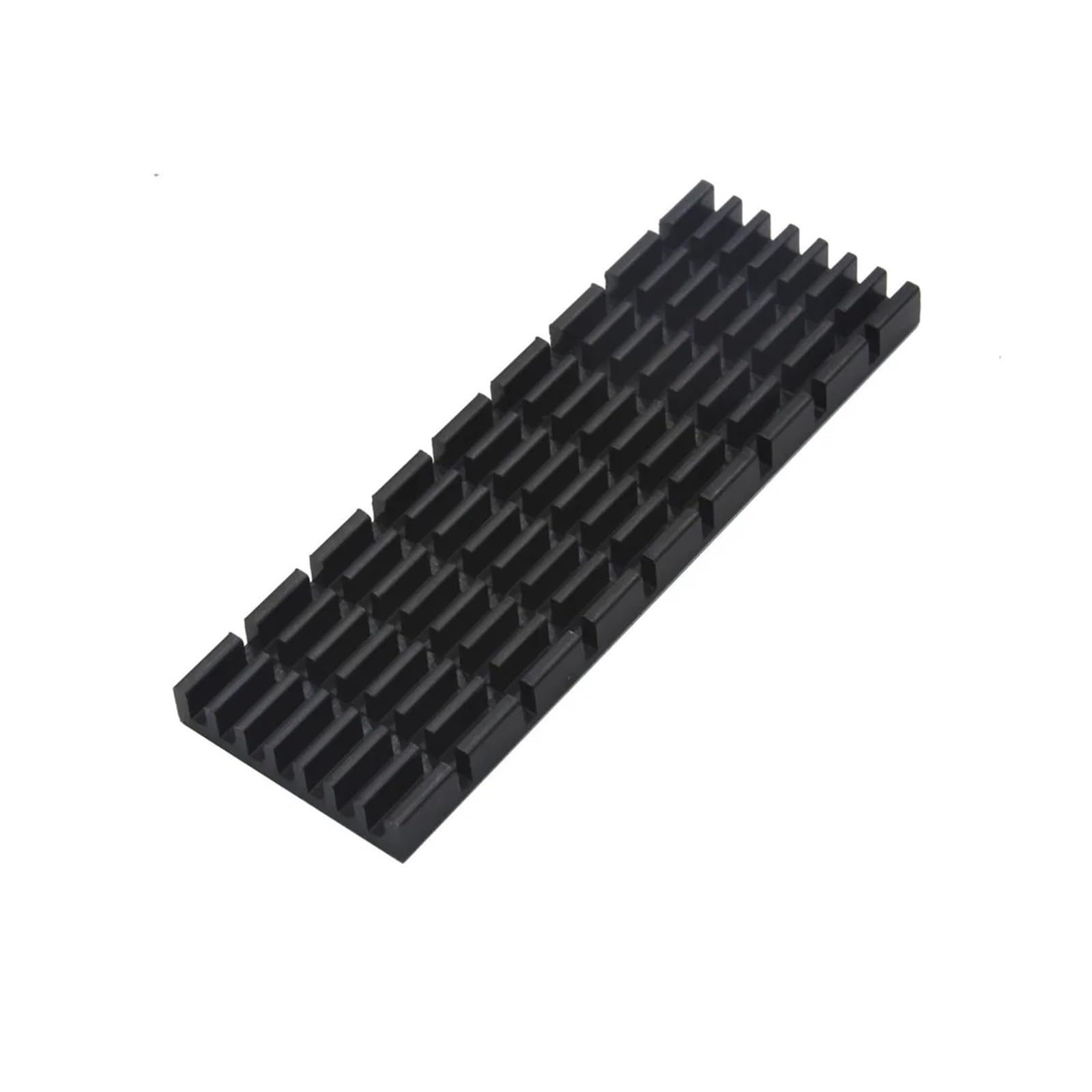 Disipador de Calor Aluminio 75x25x5mm, radiador refrigeración for Chip IC electrónico RAM LED, disipación con Cinta térmica, 10 Uds