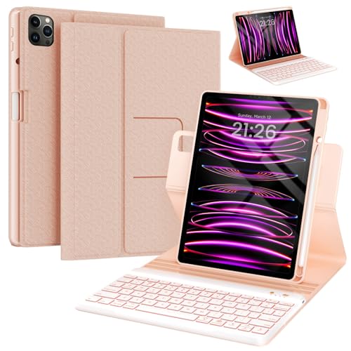 BLUTLOTUS iPad Pro 11C`pP[X L[{[ht 1/2/3/4A10.9C` Air 5 5 360°]\ yVz_[t 7F obNCg CX O\ L[{[hJo[ ([YS[h