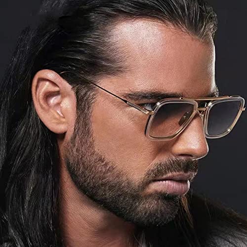 CGZWFERA-Men Sunglasses Women Retro SteamPunk Style Metal Frame Colorful Lens Sun Glasses Fashion Eyewear Gafas sol mujer Uv4002