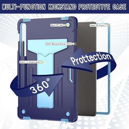 Coque Samsung Galaxy Tab S10 Plus coque de protection robuste bicolore - 4