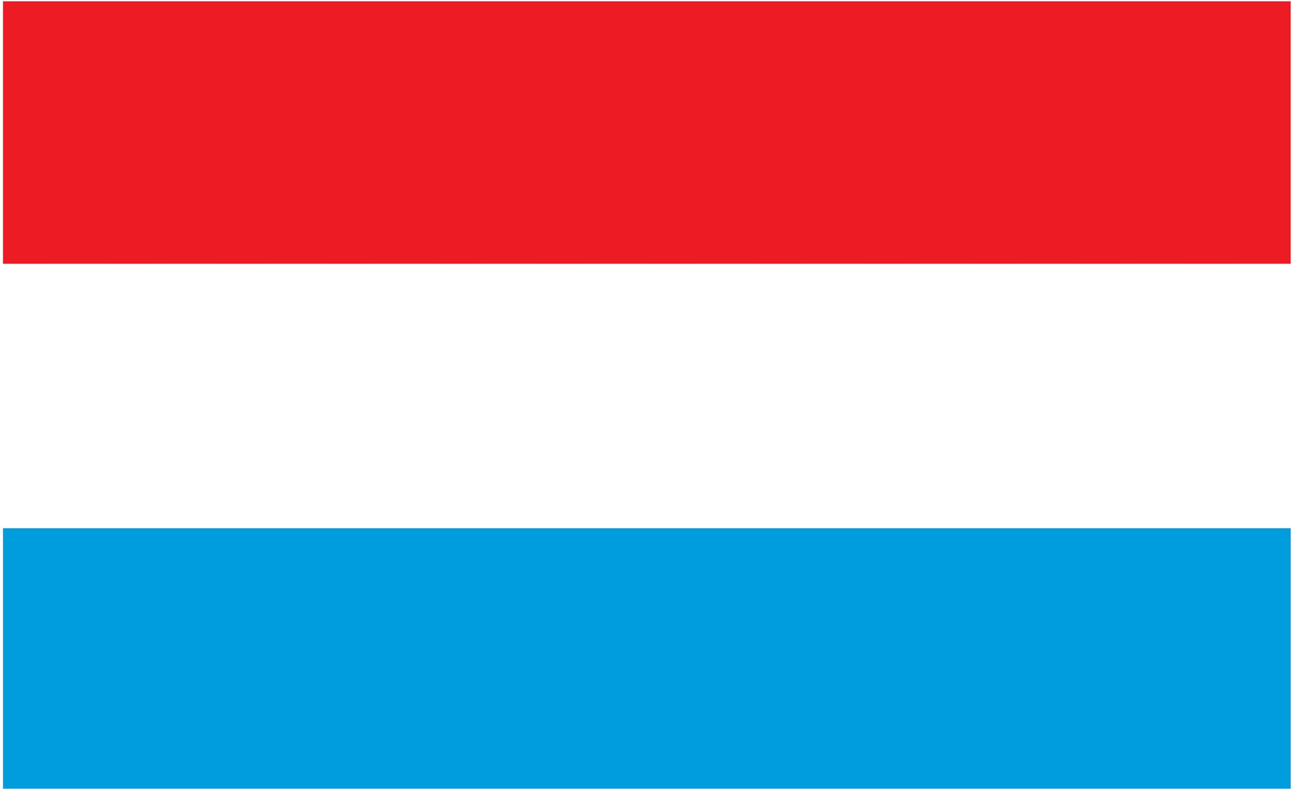 Drapeau du Luxembourg 90x60 cm pour pavoiser vos balcons et intérieurs