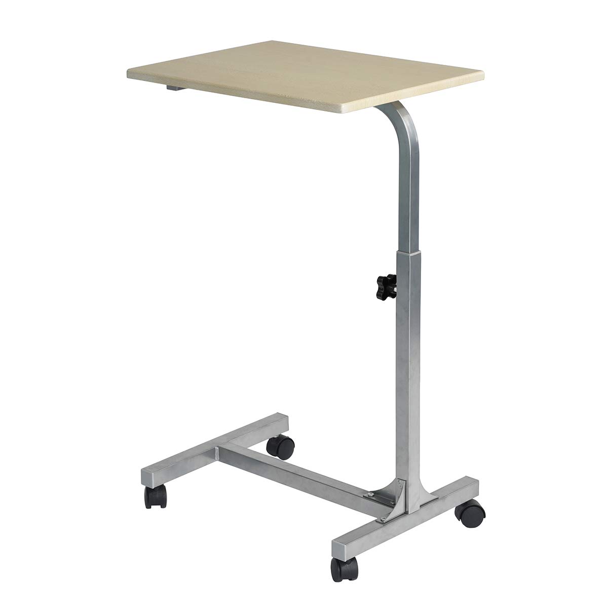 FURNISH - Mesa de trabajo con base de metal ajustable en altura para taller, garaje, mesa de taller duradera con ruedas bloqueables para estudio de arte y bricolaje