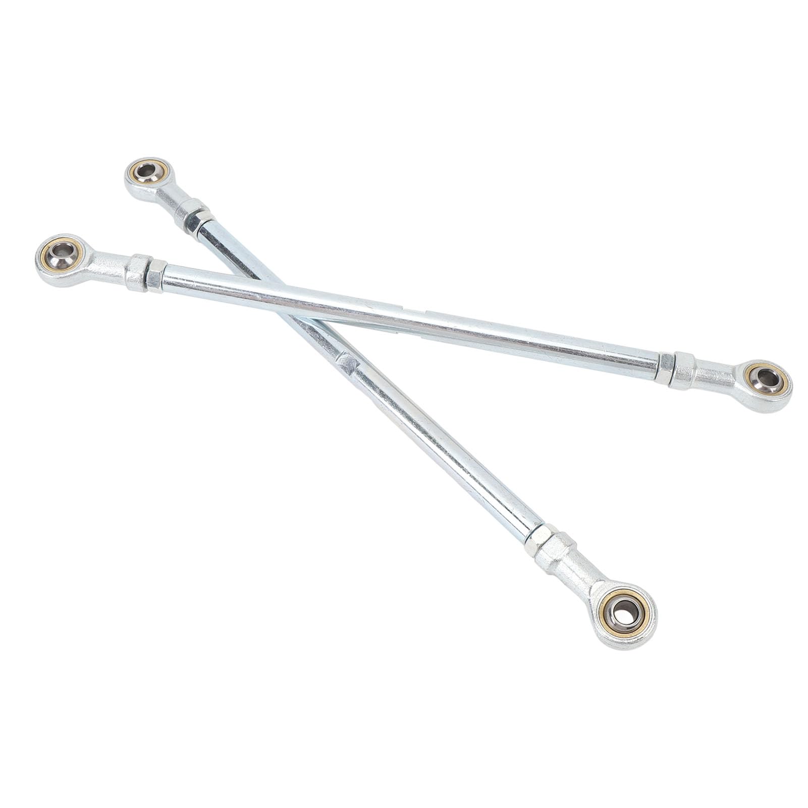 1 paire de biellettes de direction 295 mm 8 mm en alliage d'acier haute résistance longue durée pour kart, VTT, chariot de course