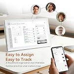 15.6 Inch Digital Calendar，Smart Touchscreen Interactive Display for Family Schedules，Chore Charts, Achievement Rewards,Meal Planner, to Do List，Wall & Desk Mount Smart Electronic Planne - Image 3