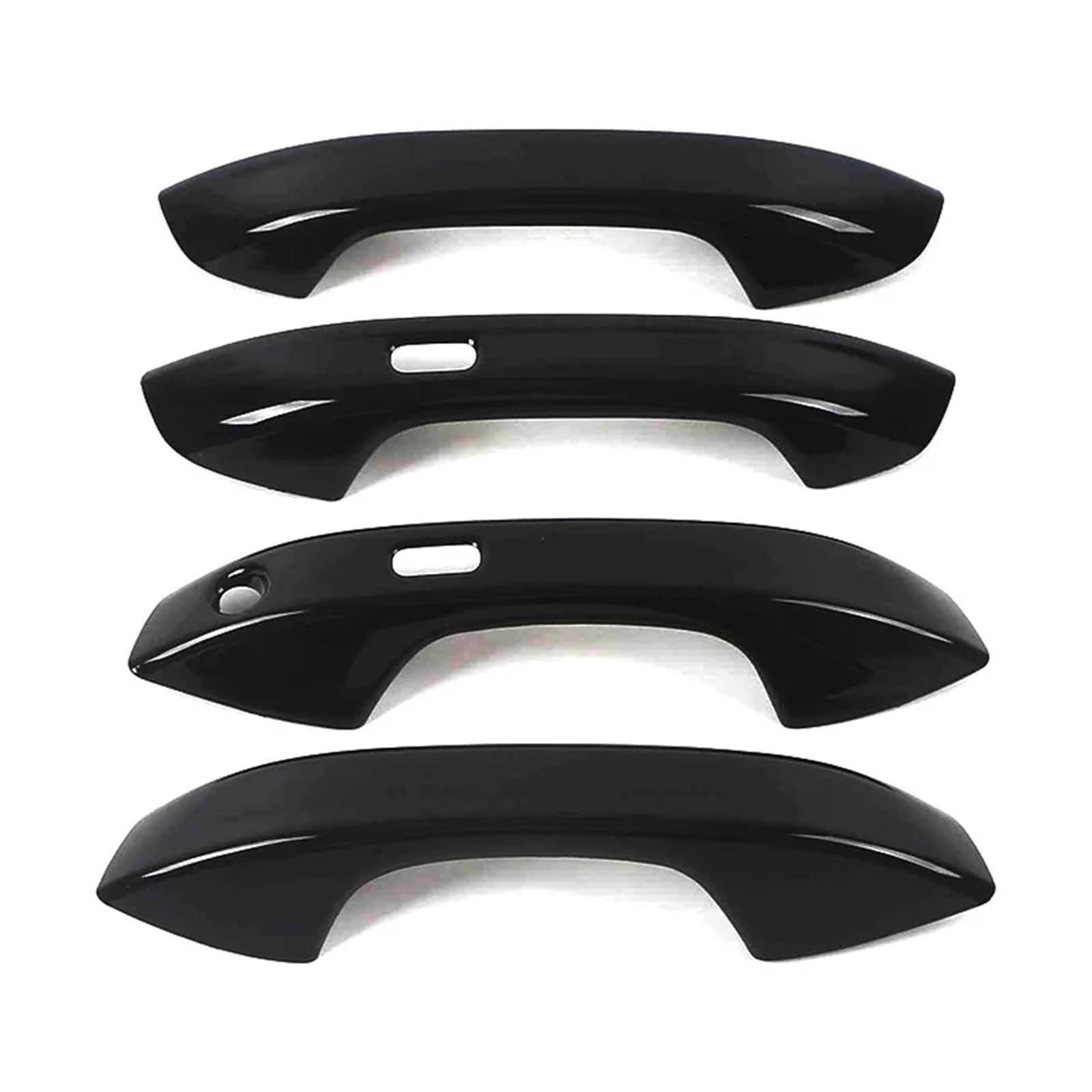 Bqwyedpl 1 Hole 2 Smart Black Fit For Seat Leon 2021-2024 Door Handle Bowl Scratch-Resistant Modification Special Accessories Car Door Latch Handle(1 Hole 2 Smart Black)