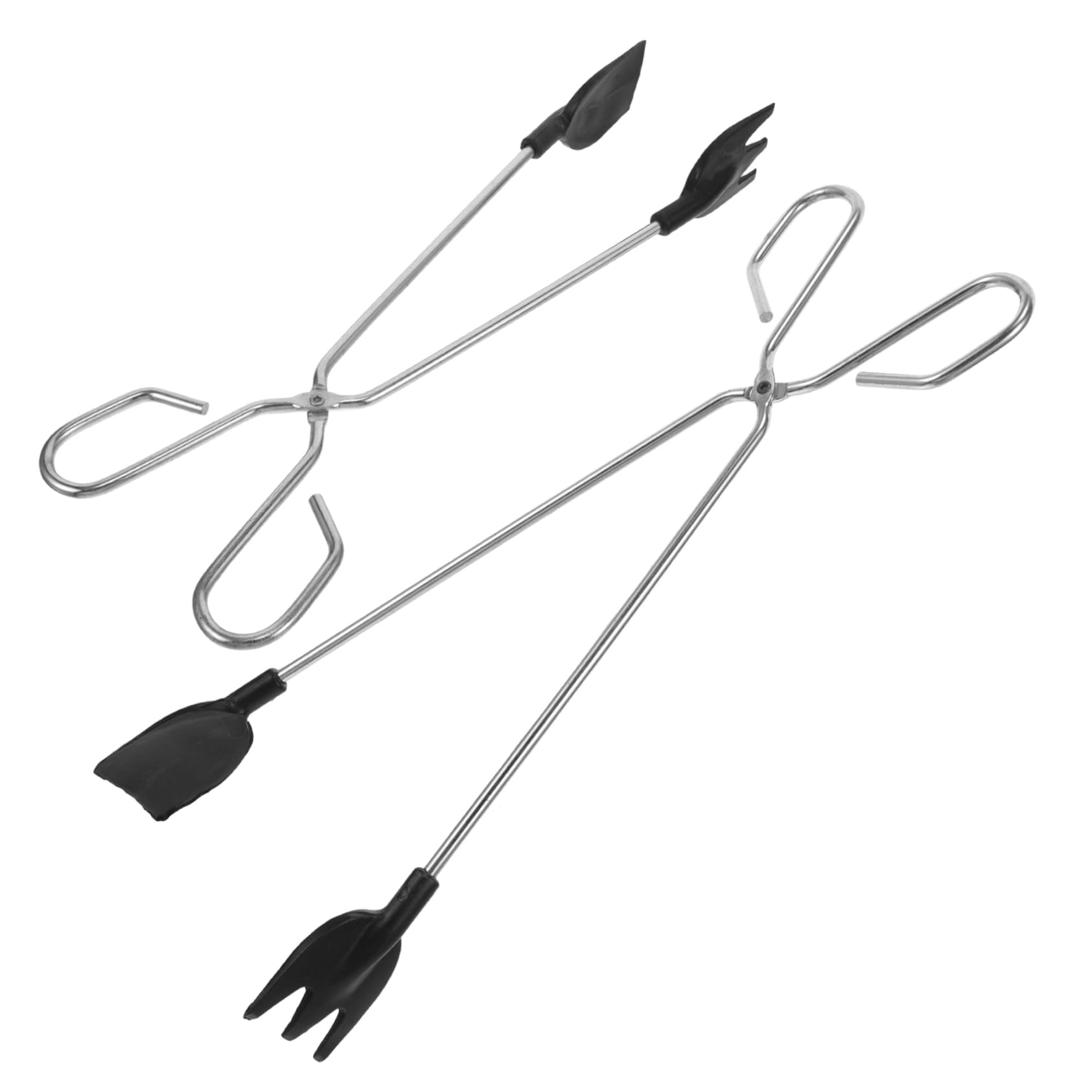 OUNONA 3sets Sturdy Trash Pickup Clip Grabber Tool for Outdoor Indoor Litter Picker Waste Paper Clamp for Park 2pcs*3