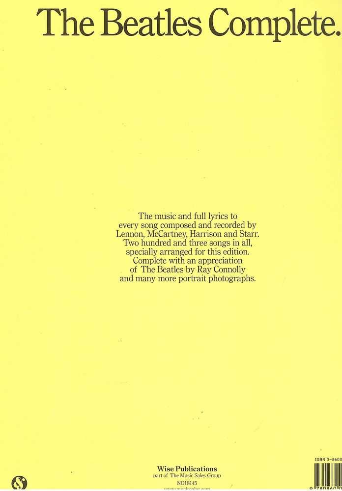 The Beatles Complete (Revised) Guitar Edition: guitar, vocal edition