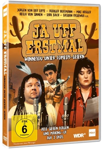 Ja uff erstmal! – Winnetou unter Comedy-Geiern DVD - Humorvolle Karl-May-Parodie mit Jürgen von der Lippe, Mike Krüger, Hella von Sinnen & Bastian Pastewka