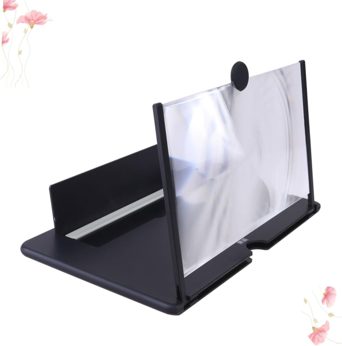 Mini Mobile Phone Amplifier Phone Screen Magnifier Bracket Stand for Seniors Boys and Girls and Gamers Random Color