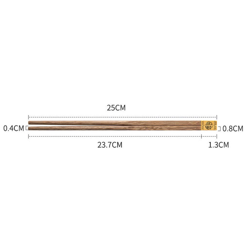 Juego de regalo de palillos japoneses de madera con estuche, palillos reutilizables, palillos chinos de lujo de madera natural, palillos de sushi antideslizantes, palillos aptos para lavavajillas, 1