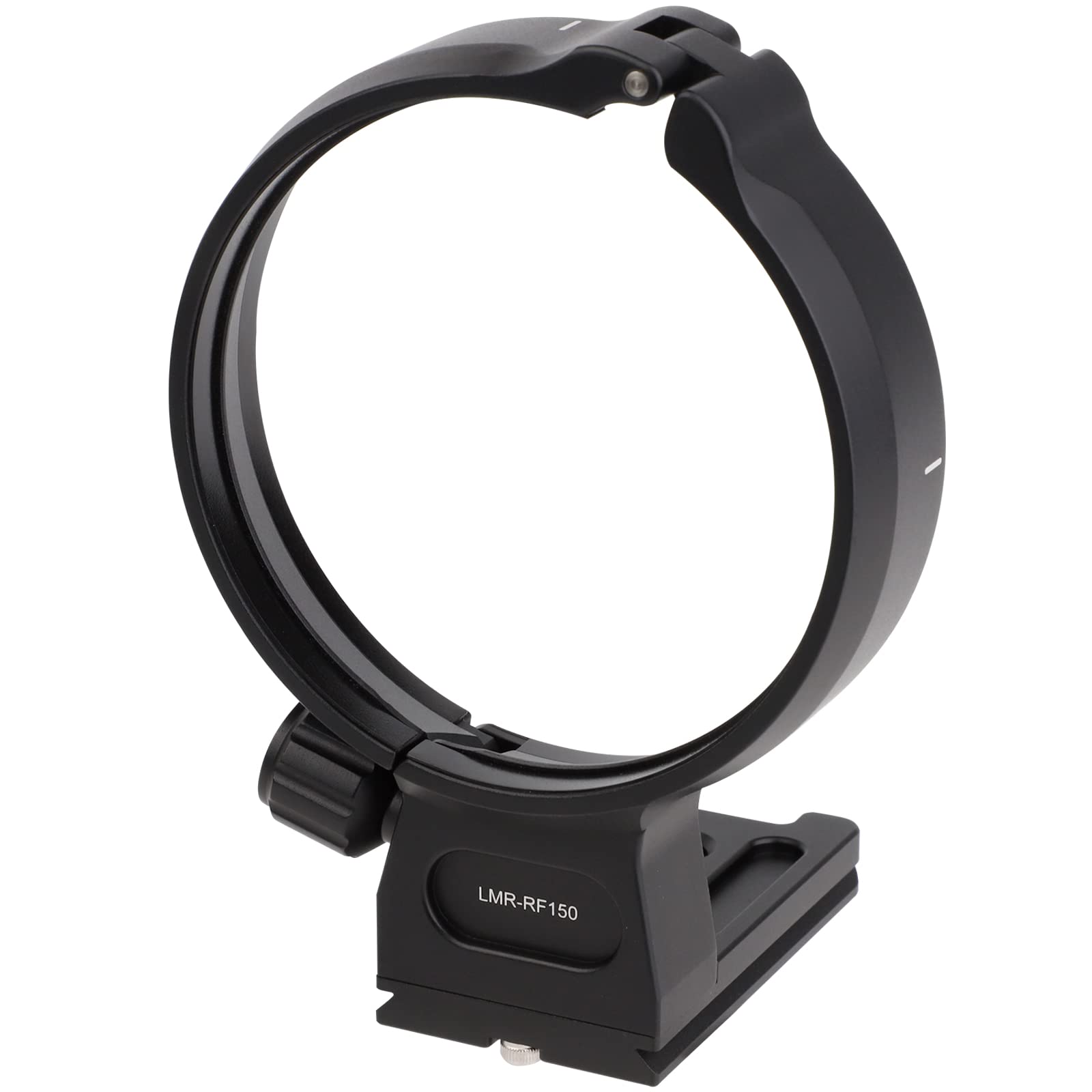 Haoge LMR-RF150 Bague de fixation pour trépied Canon RF100-500 mm F4.5-7.1 L IS USM Support d'objectif Base Canon RF-Mount Plaque de dégagement rapide intégrée