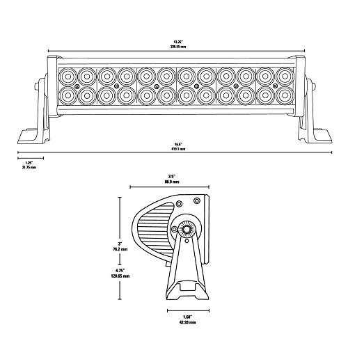 Blazer C3068K 13" LED Double Row Off-Road Light Bar