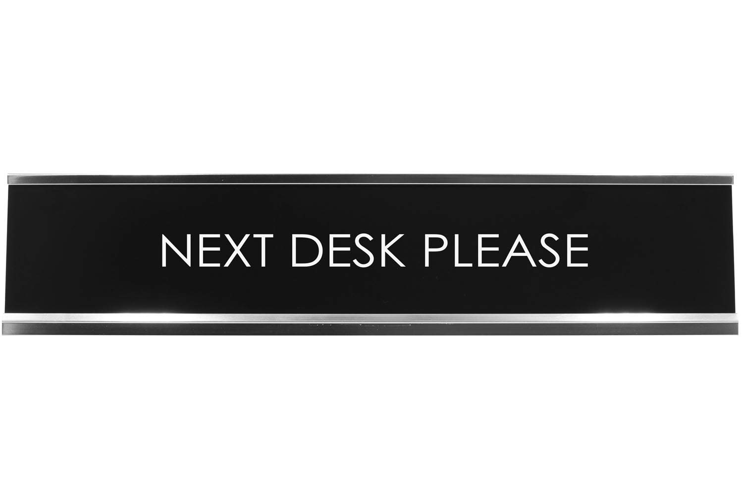 Signs ByLITA NEXT DESK PLEASE Novelty Desk Sign