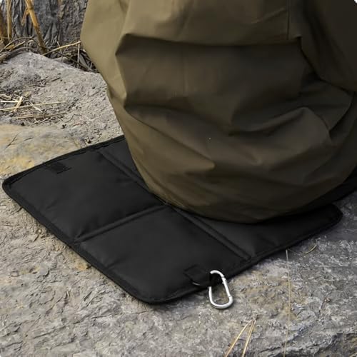 Microcase Piknik Kamp Balıkçılık Outdoor için Katlanır ve Taşınabilir Minder 34x36 CM AL5563 (Siyah) - Görsel 7