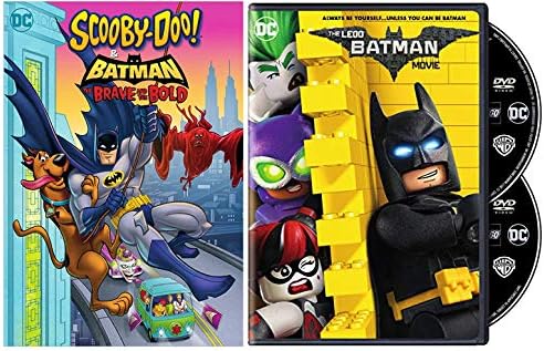 Brave, Bold, Hungry, Lego Bricks: The Lego Batman Movie (Special 2- Disc Edition) + Scooby-Doo & Batman The Brave and the Bold (DC Comics Animated Double Feature DVD Bundle)