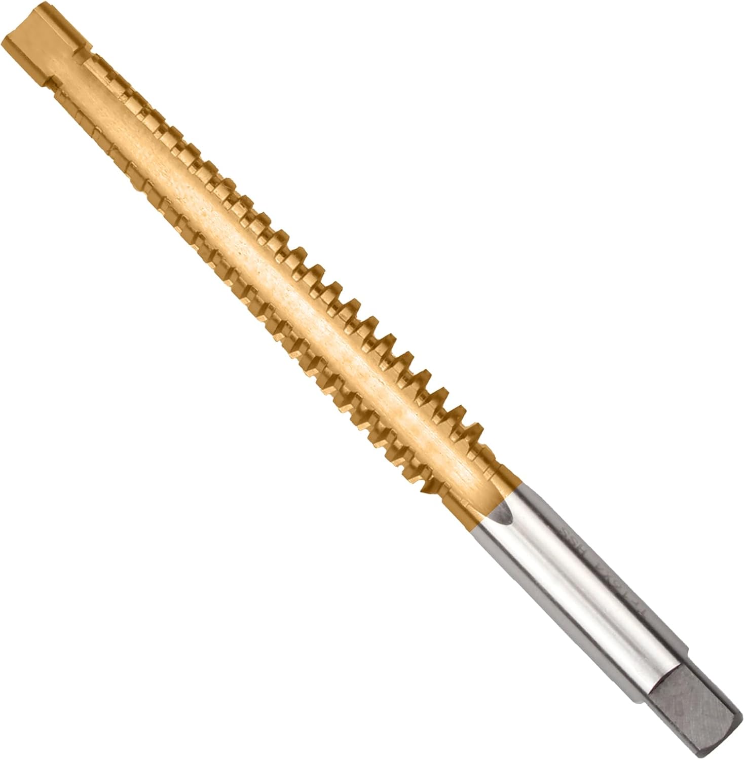 ACME 1"-8 Ti-Coated Trapezoidal Tap, ACME 1"-8 HSS Titanium Coated Trapezoidal Thread Tap Right Hand