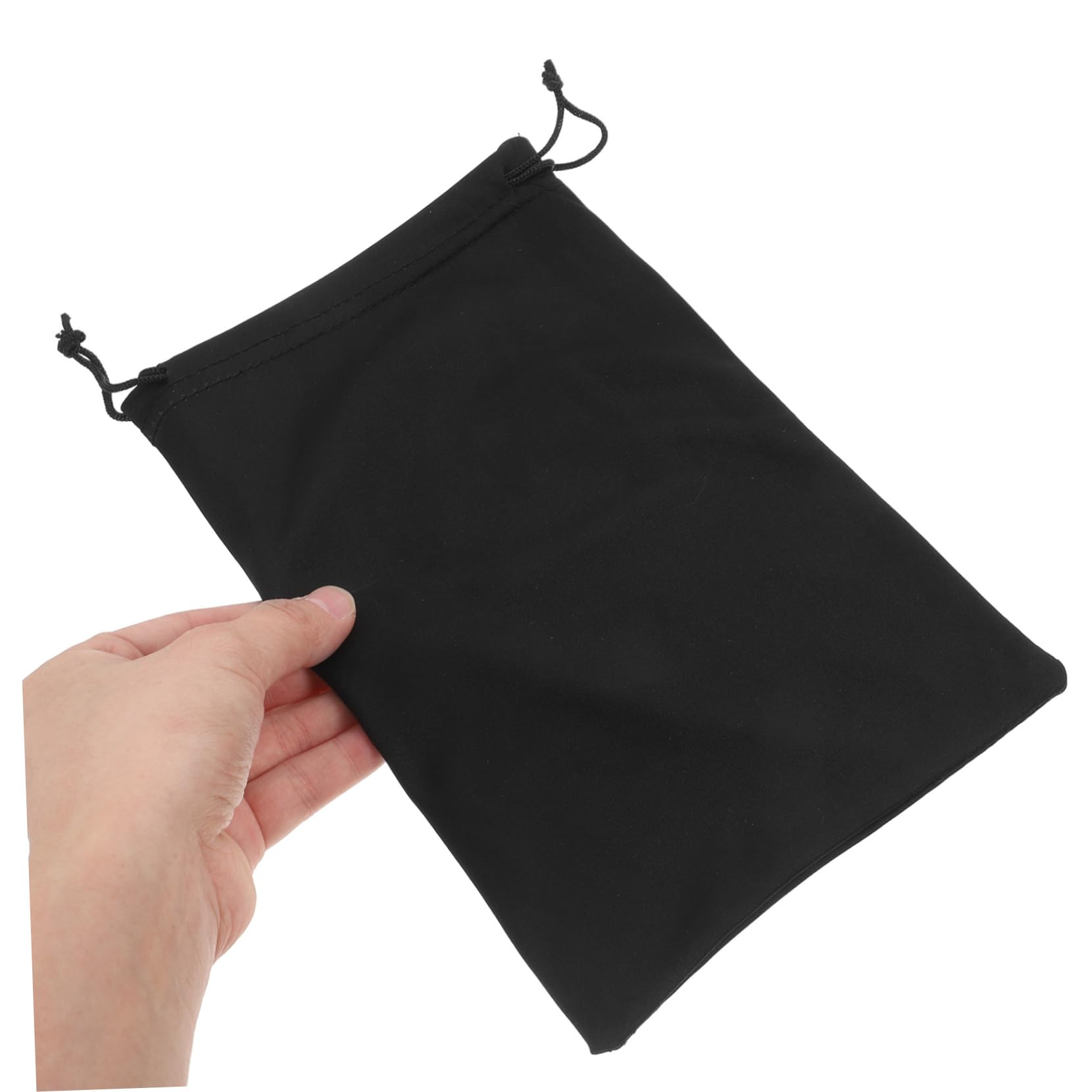 WOONEKY 10pièces Pochette Ski Microfibre Souple Anti-Rayures pour Lunettes Snowboard Masques Et Lentilles Noir