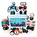 Boley Magnetic Robot Set - 35 Piece Magnets for Kids with Storage Box - Educational Magnet Stacking Building STEM Toys for Boys and Girls