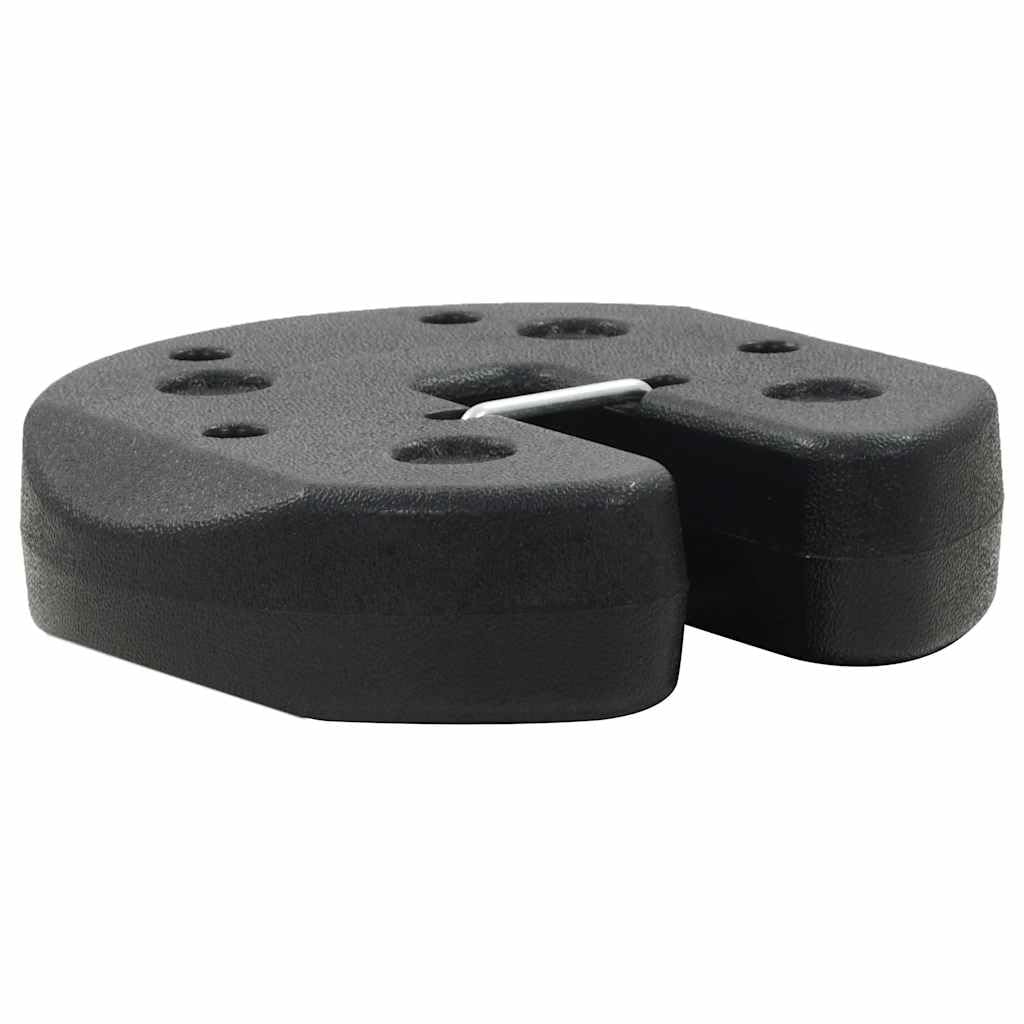 Peso para mirador 4 piezas Negro 220x50 mm Hormigón para Boda, Fiestas, Camping, Eventos Comerciales